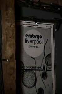 Flyer: Embryo @ 81 Renshaw 2012